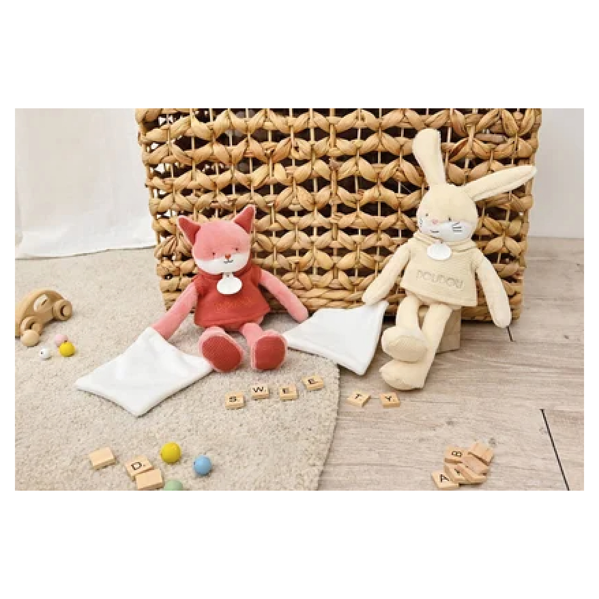 SWEETY DOUDOU - renard DC4189 couleur unique, DJECO