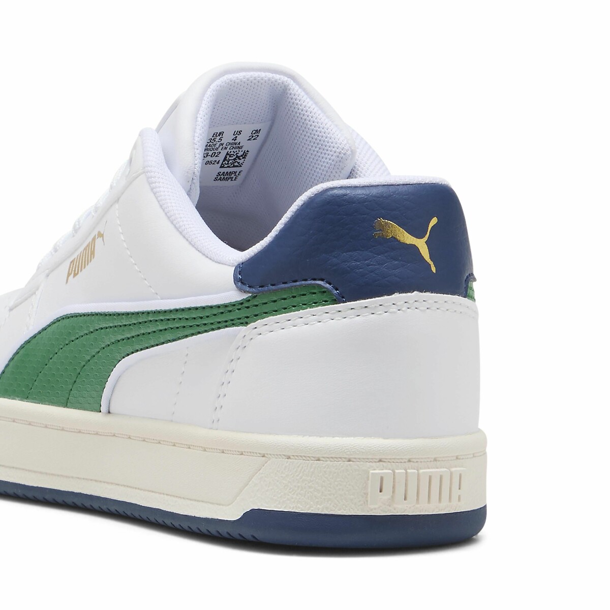Baskets Caven 2.0 Retro blanc/vert, PUMA