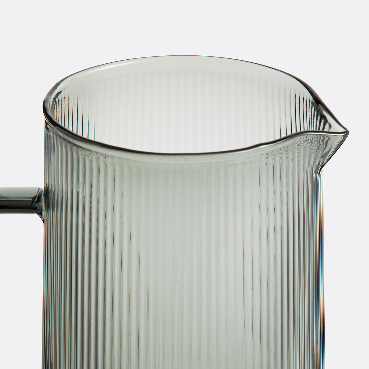 Carafe verre strié, Stria fumé, LA REDOUTE INTERIEURS