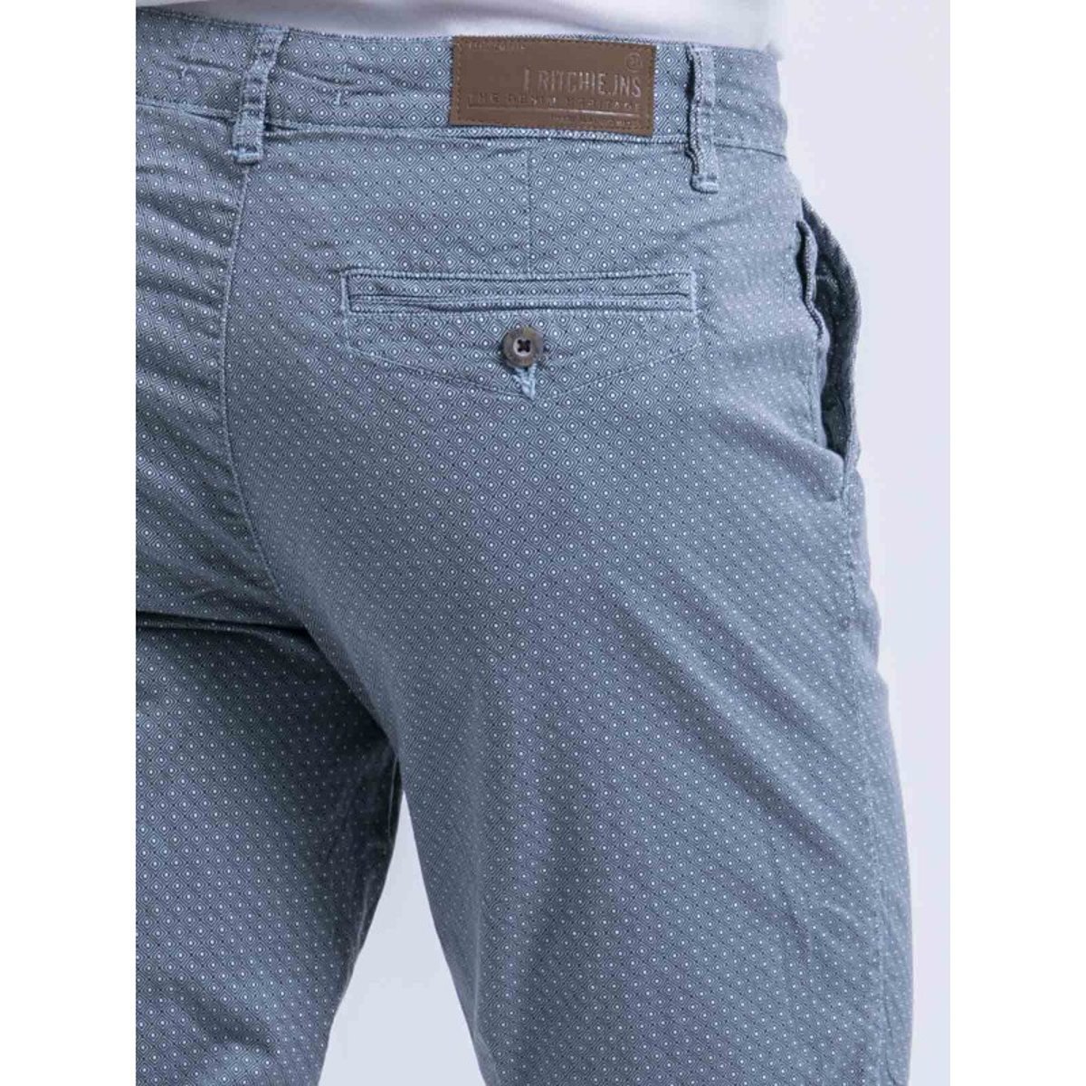 Bermuda Chino Motifs Bolsan bleu ciel, RITCHIE