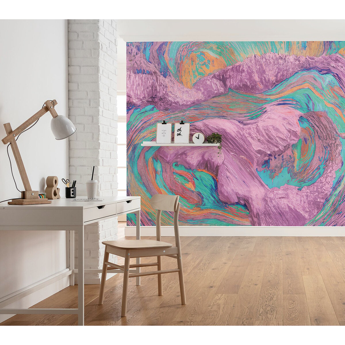 Papel de parede Sunset Island, INTERELIFE multicolor, INTERELIFE