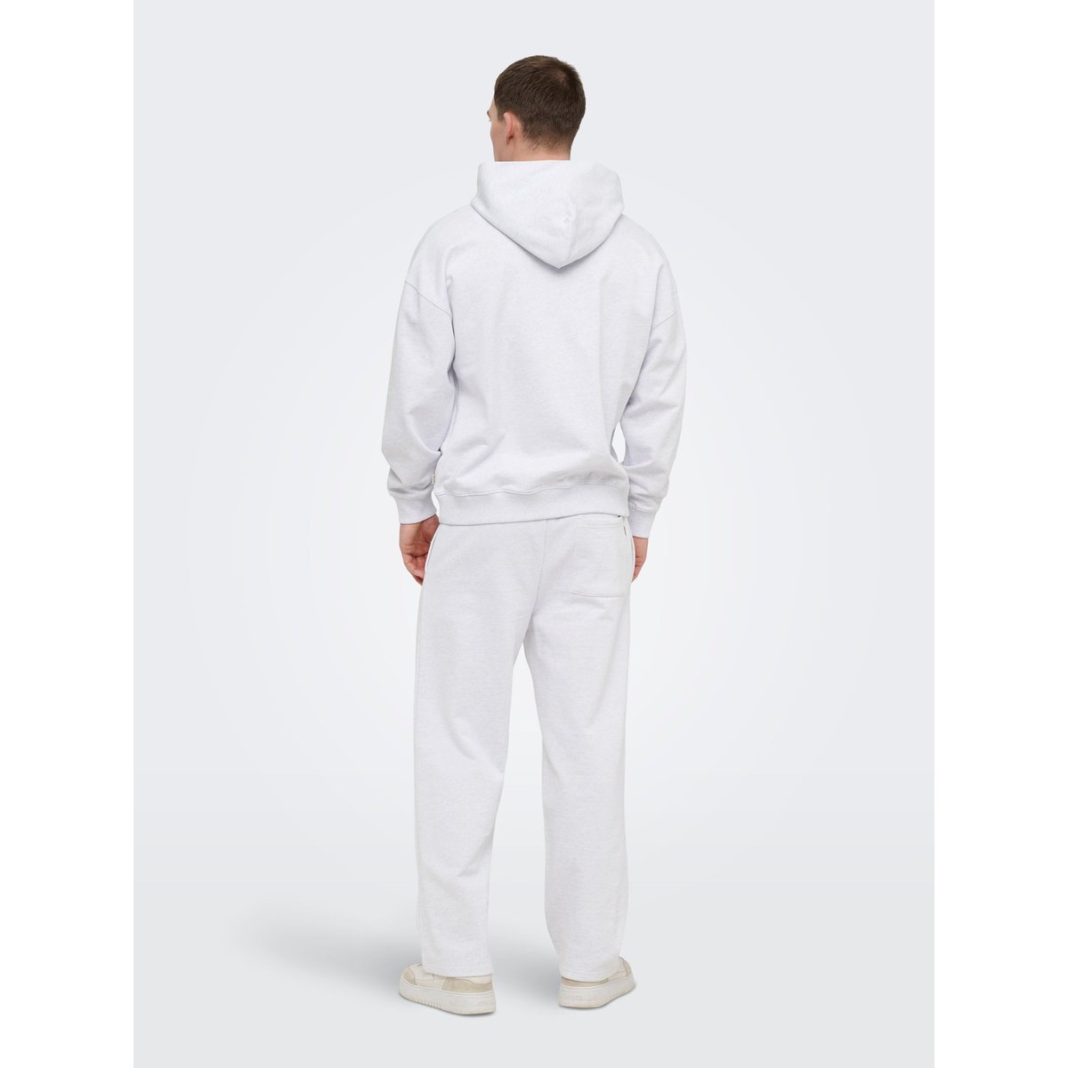Sweat À Capuche grise - super light grey melange 1, ONLY & SONS