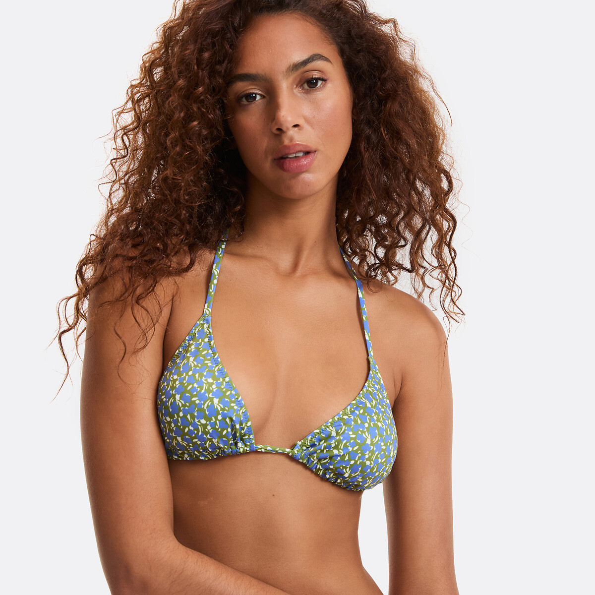 Haut de maillot de bain, triangle, imprimé fleurs imprimé fleurs, LA REDOUTE COLLECTIONS