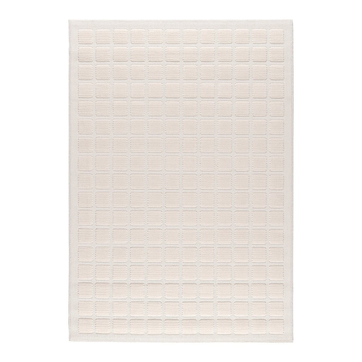 Tapis effet 3D doux et élégant FACET beige sable, AFK LIVING