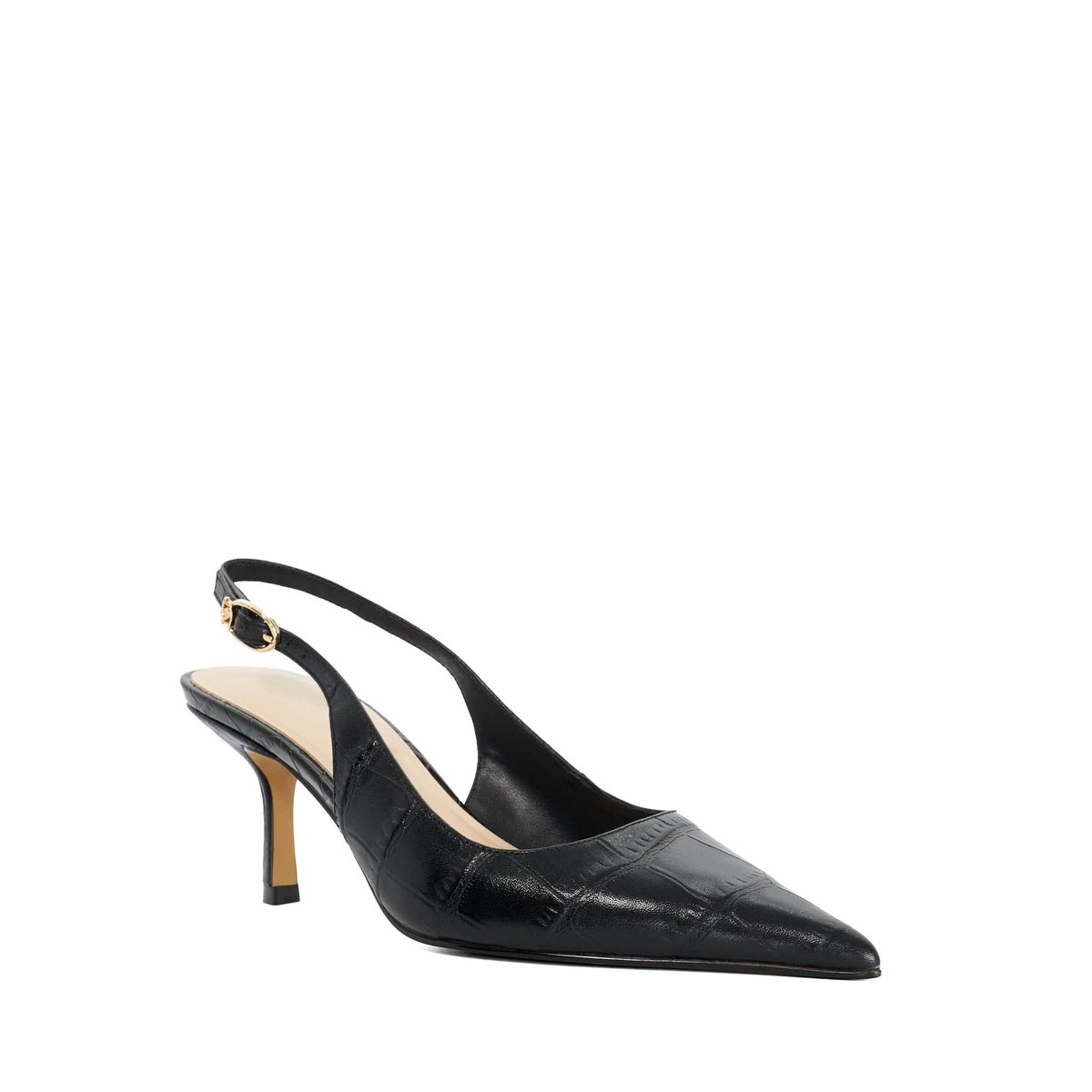 Escarpins à bride arrière et bout pointu - CELISE obsidian black, DUNE LONDON