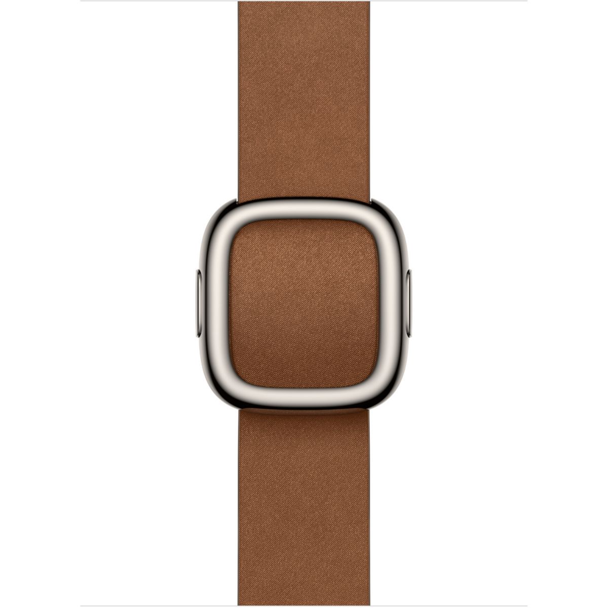 Bracelet 42 mm - Large Boucle moderne caramel marron, APPLE