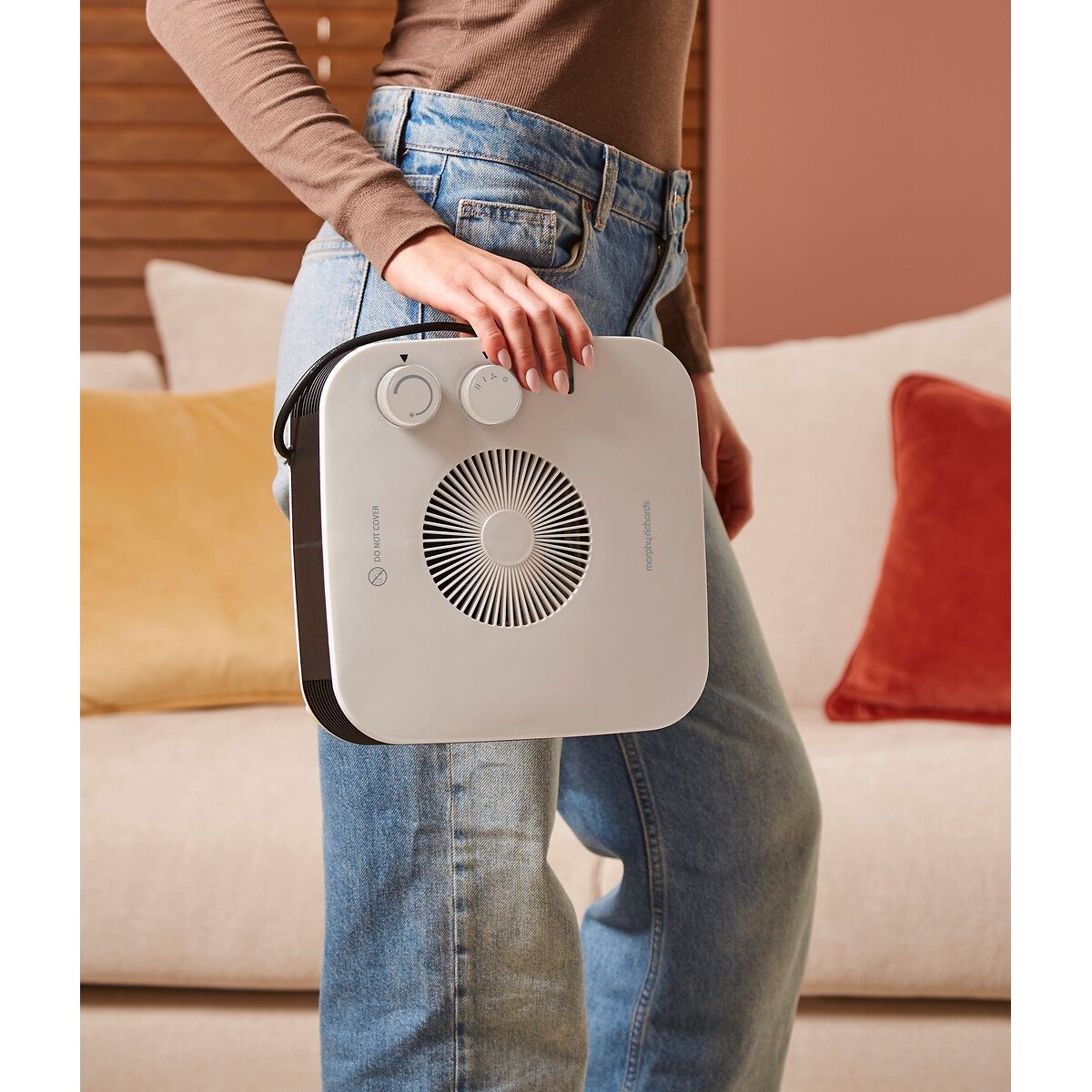 2KW Flat Fan Heater white, MORPHY RICHARDS
