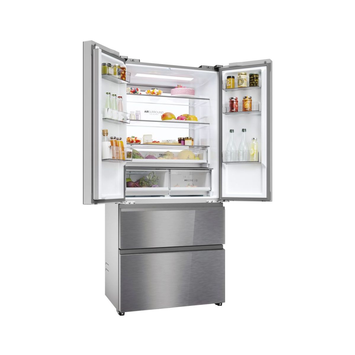 Réfrigérateur multi portes HFR7819ENGC couleur unique, HAIER