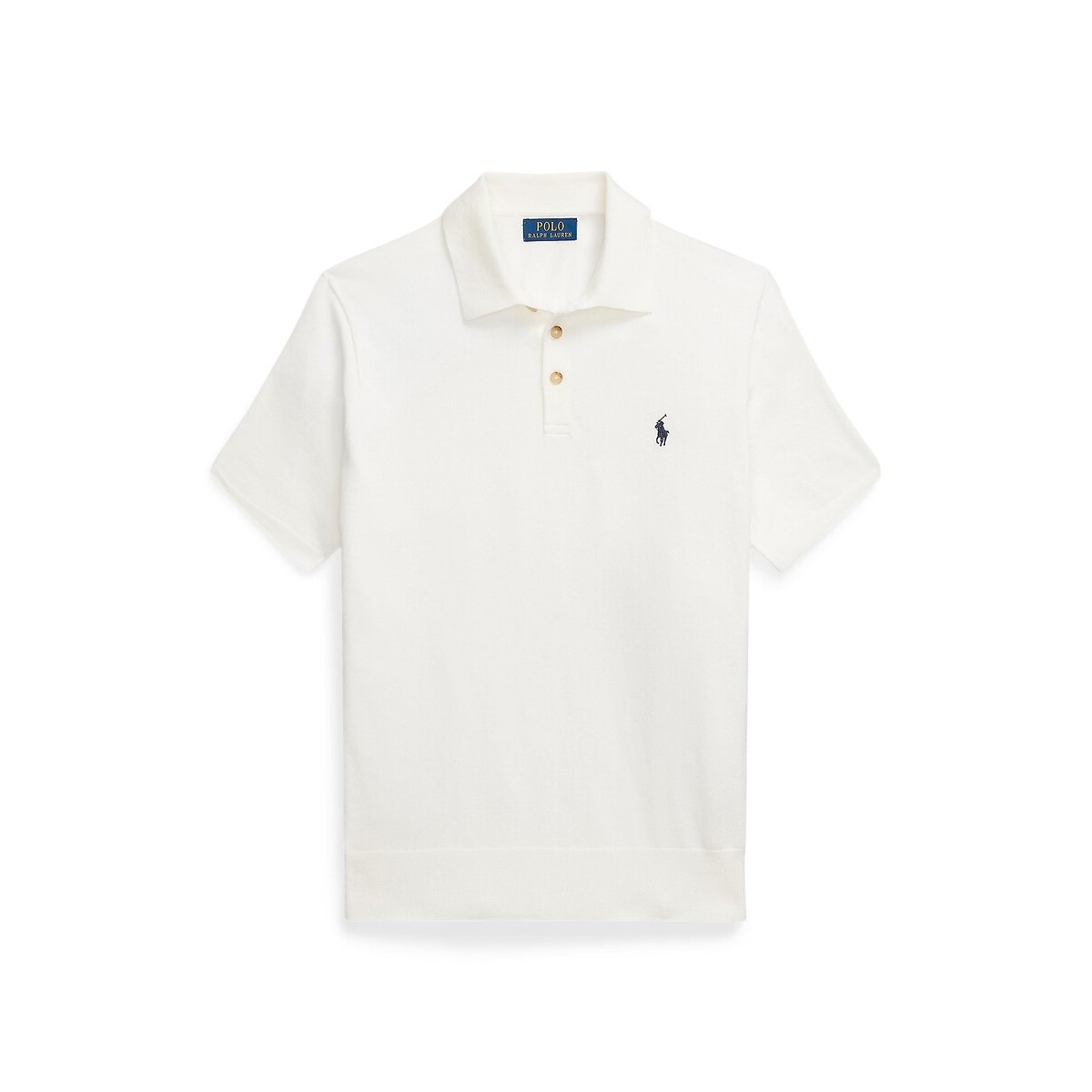 Polo in cotone bianco, POLO RALPH LAUREN