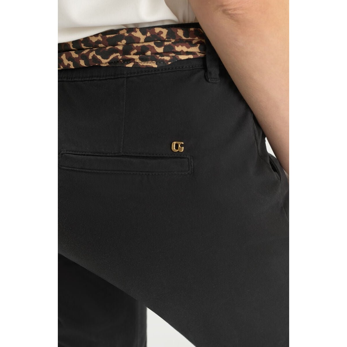 Pantalon droite KRISTIN black, LE TEMPS DES CERISES