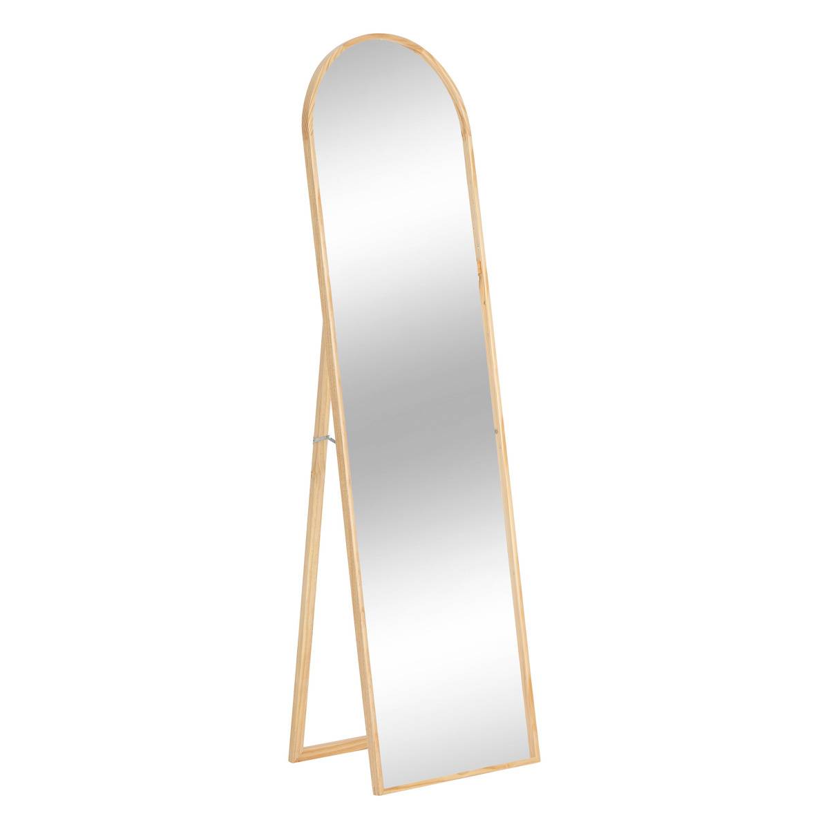 Miroir sur pied 180x50 cm forme arche KIM beige, ATMOSPHERA