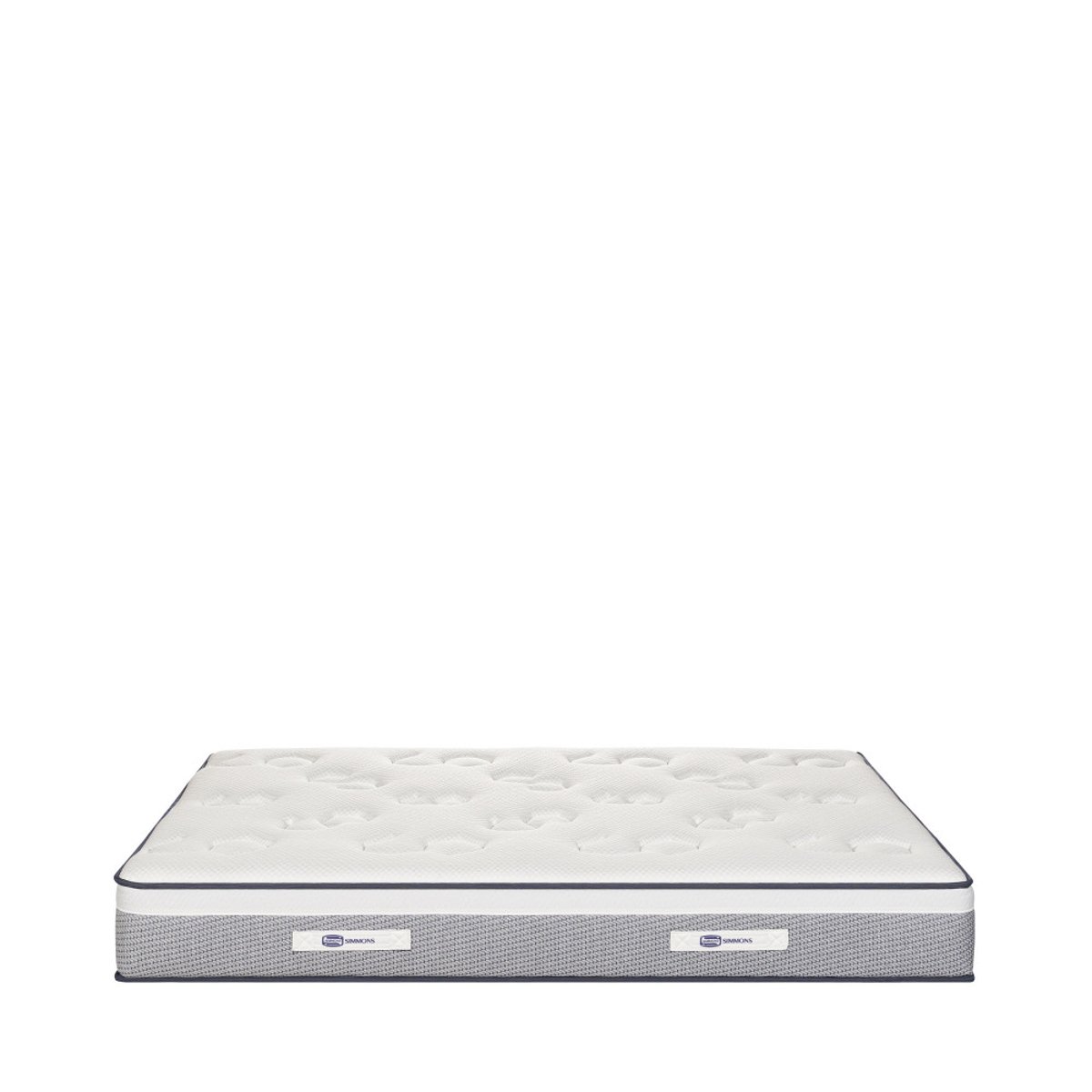 Matelas 100% ressorts et latex, accueil enveloppant- INFLUENCE-HYBRIDE couleur unique, SIMMONS