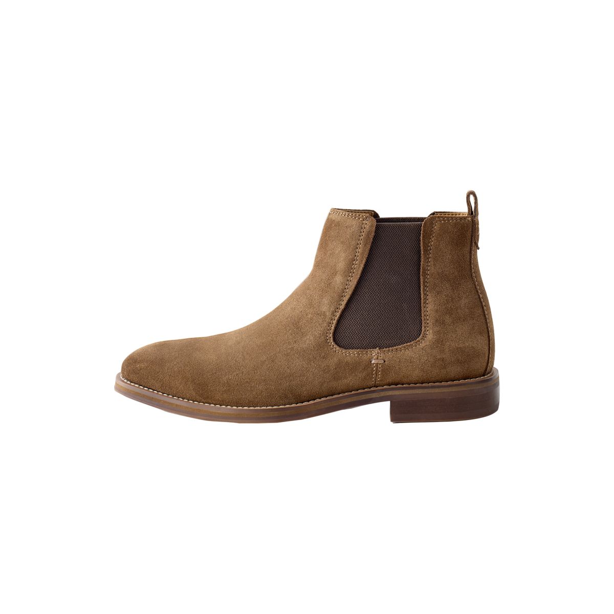 Bottines chelsea en daim marron fauve, NEXT