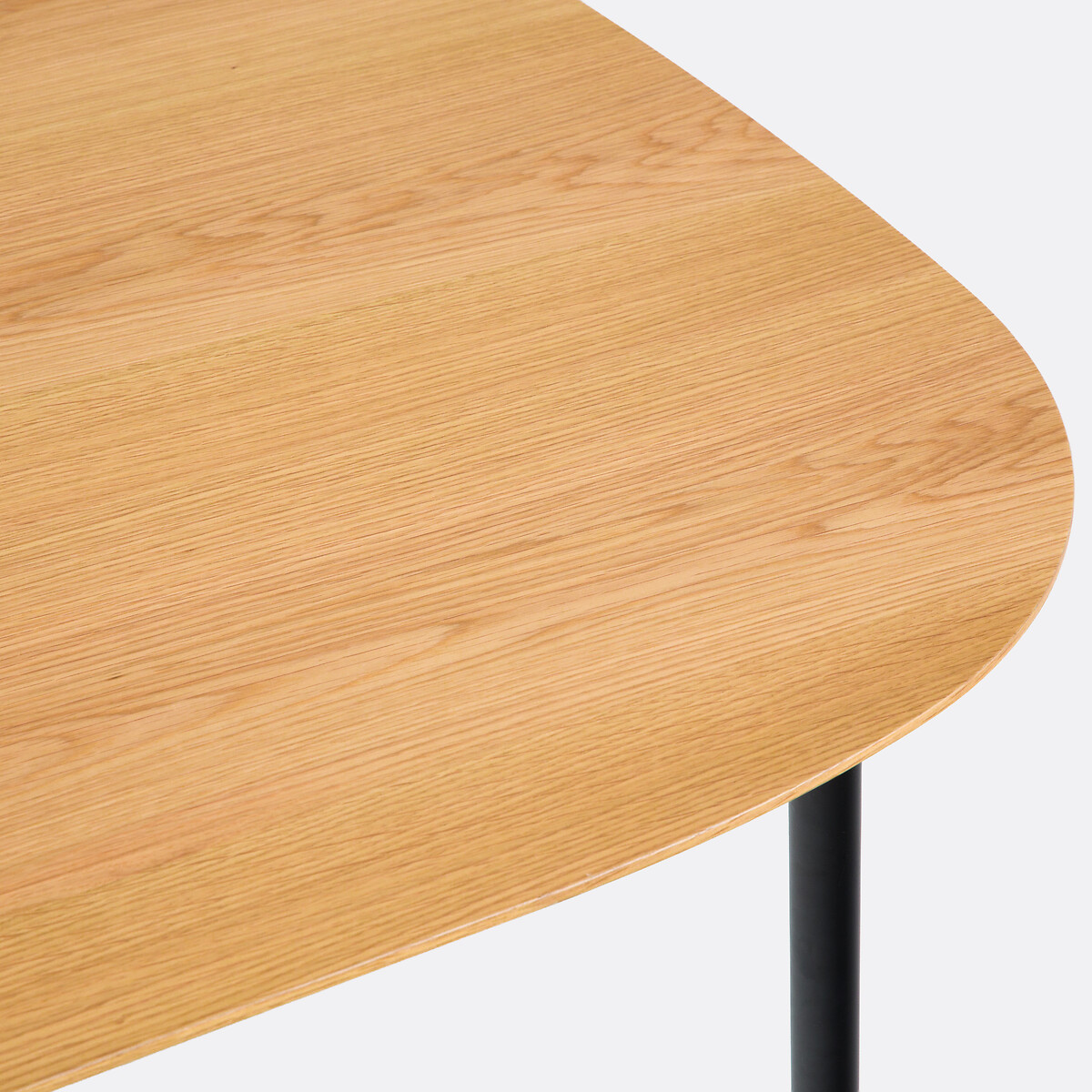 Uittrekbare eettafel, eikenfineer, 4 tot 8 couverts, AMORINO eikkleur, LA REDOUTE INTERIEURS