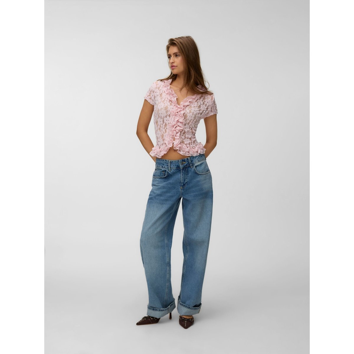 Top rose - pink-a-boo 1, VERO MODA