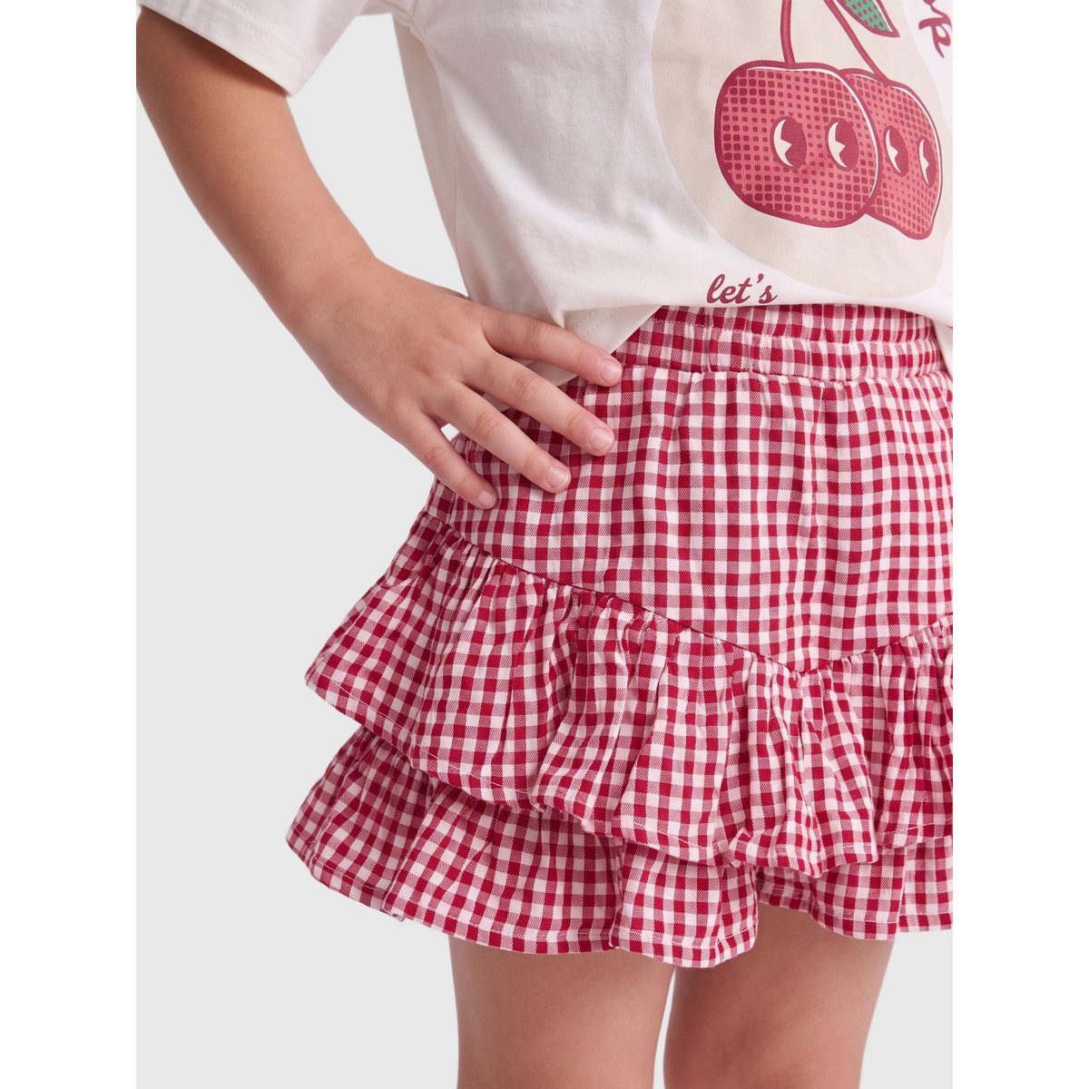 Skort barbados cherry, KIDS ONLY
