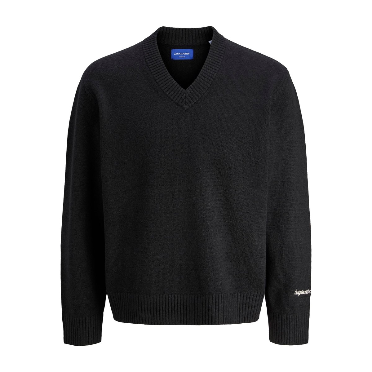 Pull En Maille noire - black, JACK & JONES