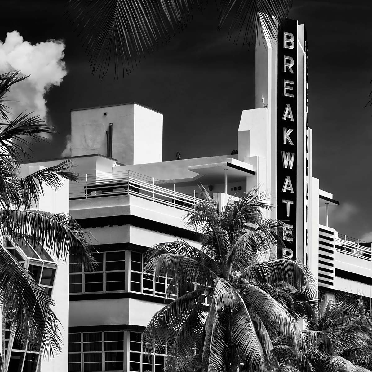 Papier peint Miami art déco intissé, HEXOA