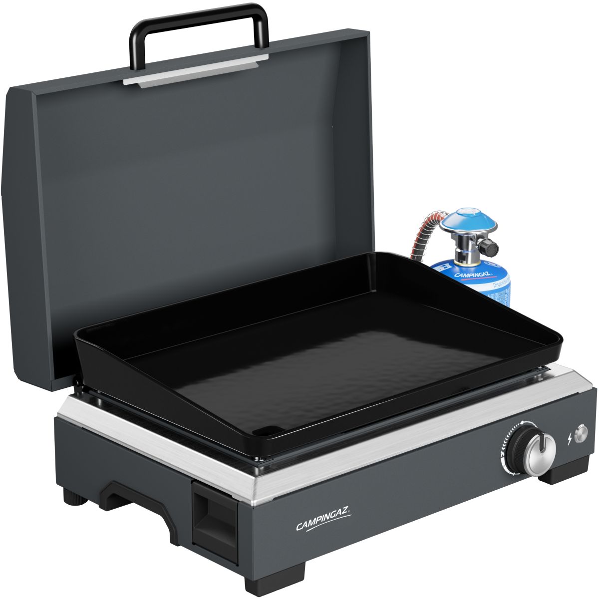Plancha gaz Gae Sigma 1 CV couleur unique, CAMPINGAZ