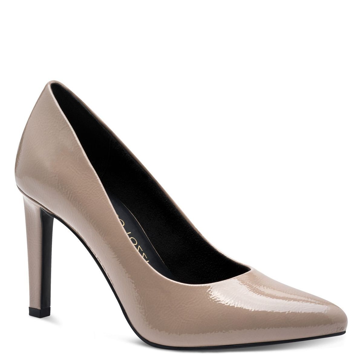 Escarpin pointu marron cognac cuir, MARCO TOZZI