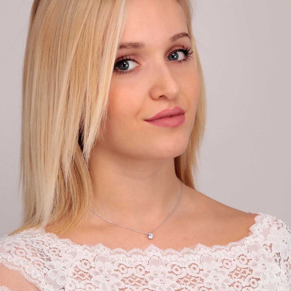 Collier en argent 925 TESORI bleu clair, MORELLATO