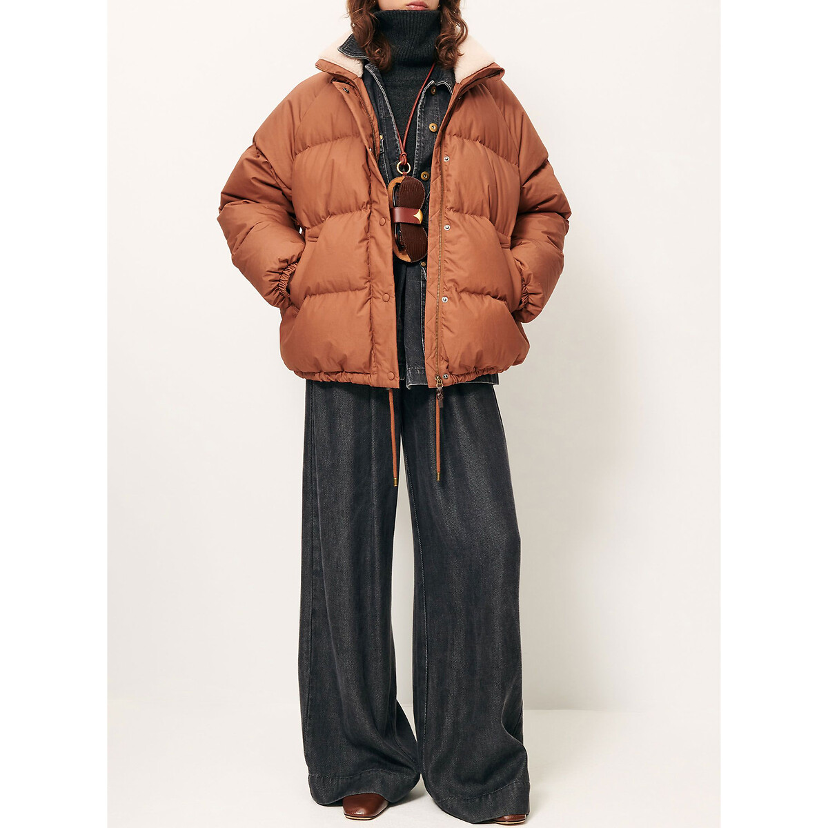Livingstone Oversized Padded Jacket mahogany, SESSUN