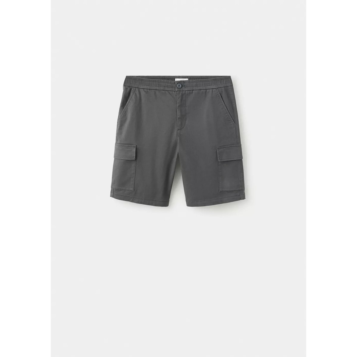 Bermuda coton cargo gris anthracite, MANGO TEEN