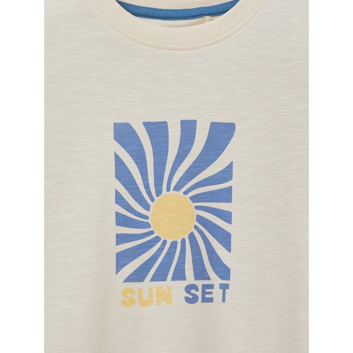 T-shirt imprimé  - coton biologique ecru, CYRILLUS