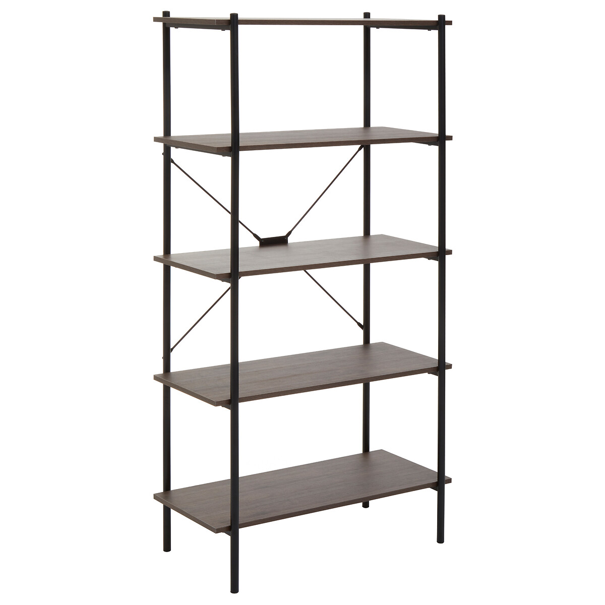 Harlan Oak Bookshelf brown              , SO'HOME