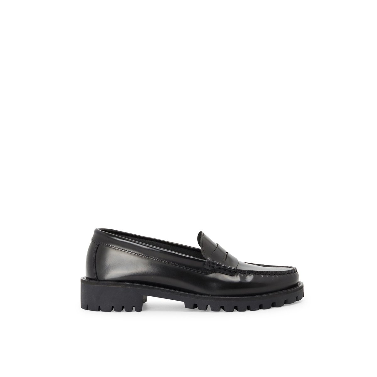 Mocassin en cuir RITO noir, MELLOW YELLOW
