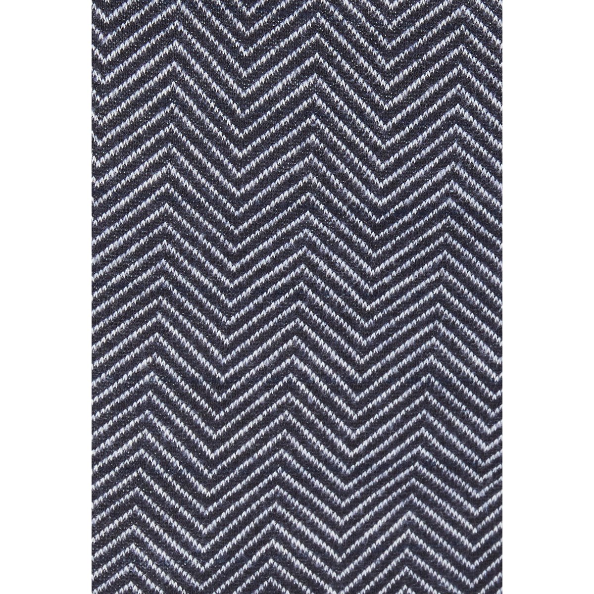 Pantalon enfilable maille jacquard émerisée bleu chevrons, DAMART