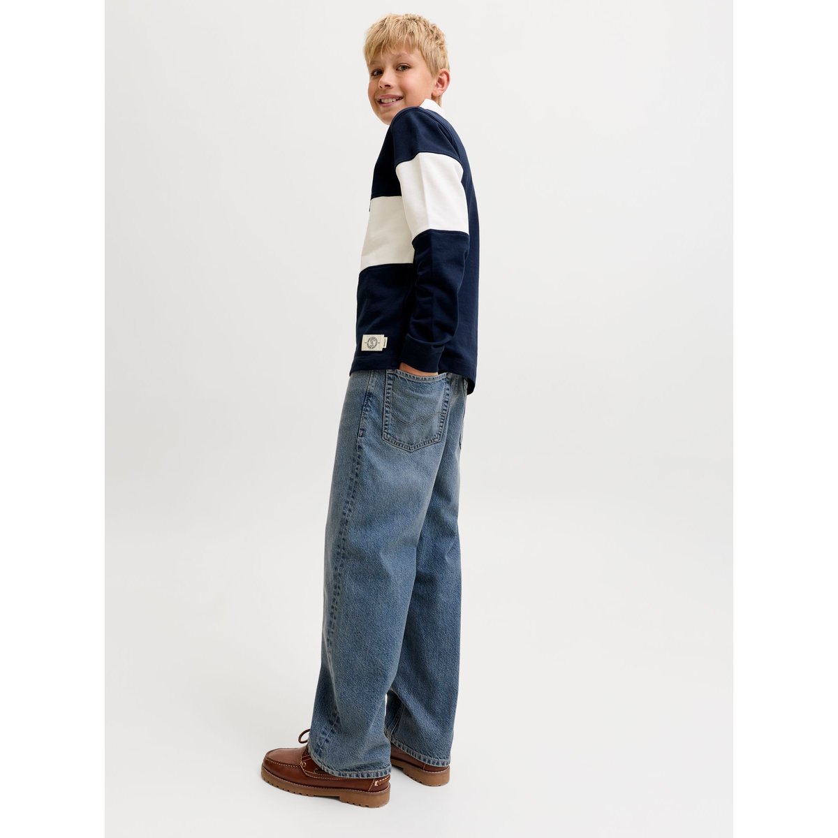 Jean Baggy Fit blue denim, JACK & JONES JUNIOR