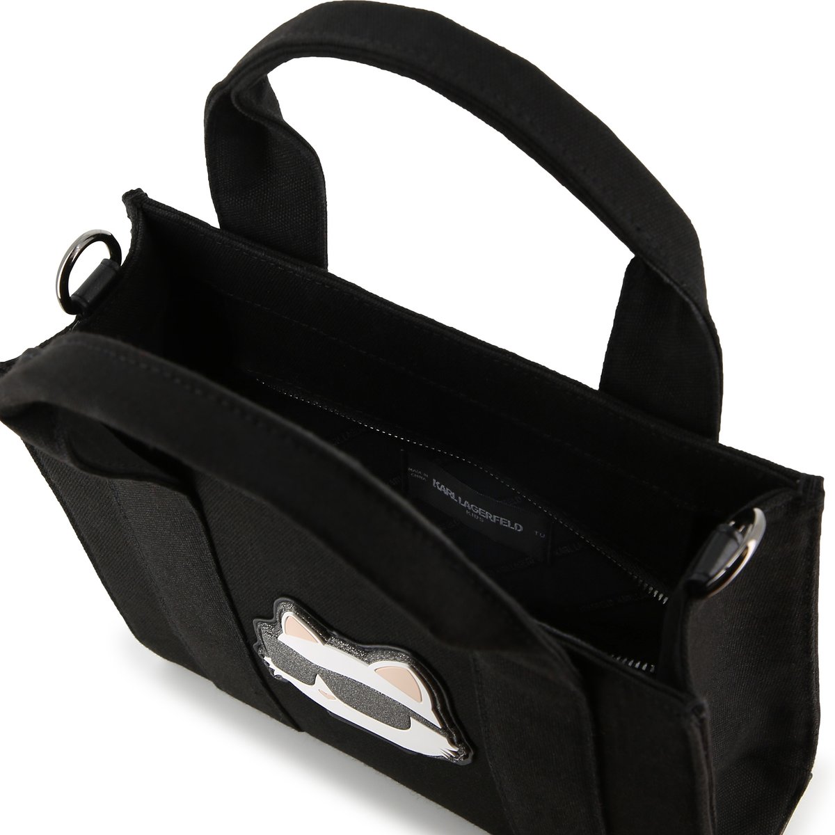Sac cabas black, KARL LAGERFELD KIDS