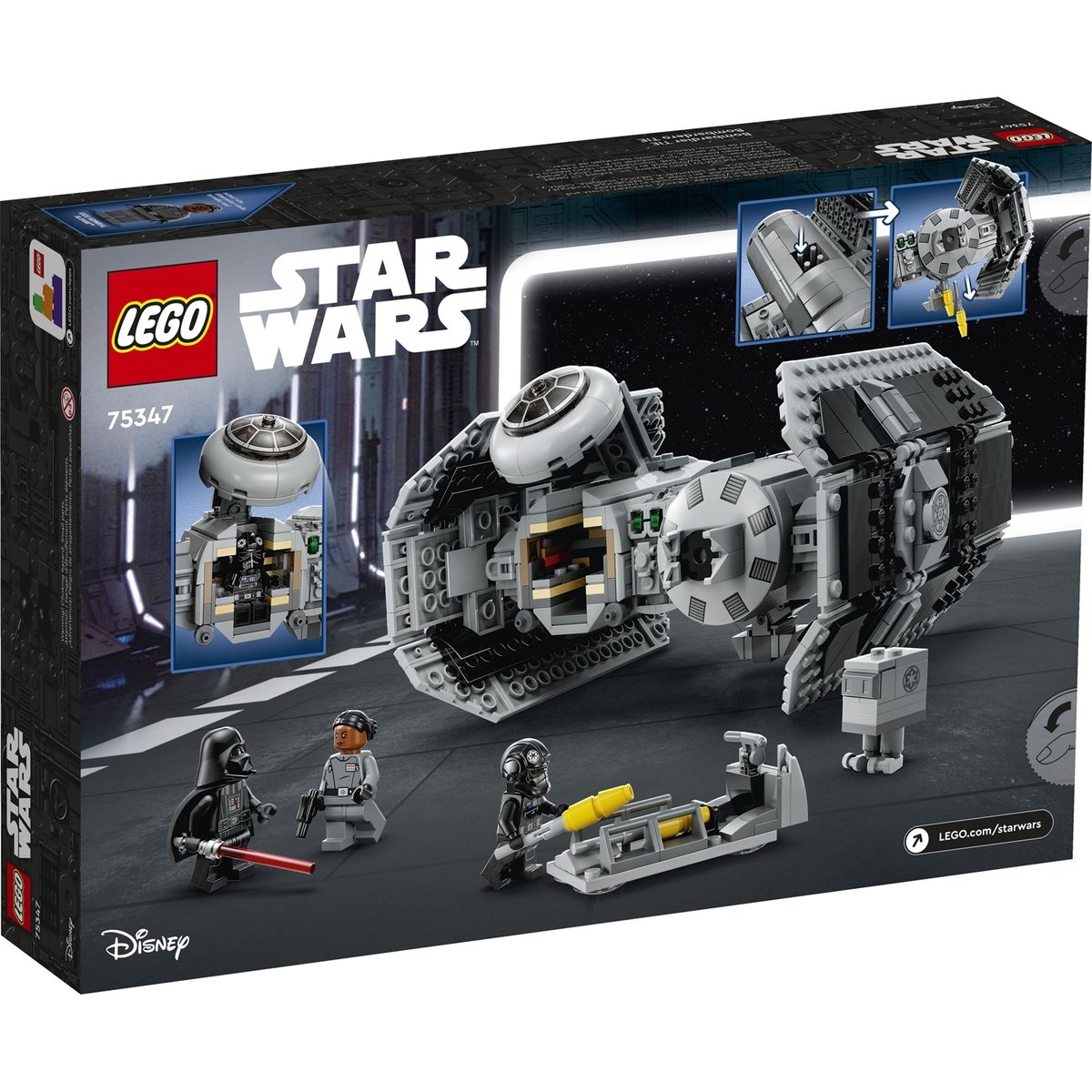 LEGO Star Wars : Le Bombardier TIE - Set 75347 avec Minifigurines multicolore, LEGO
