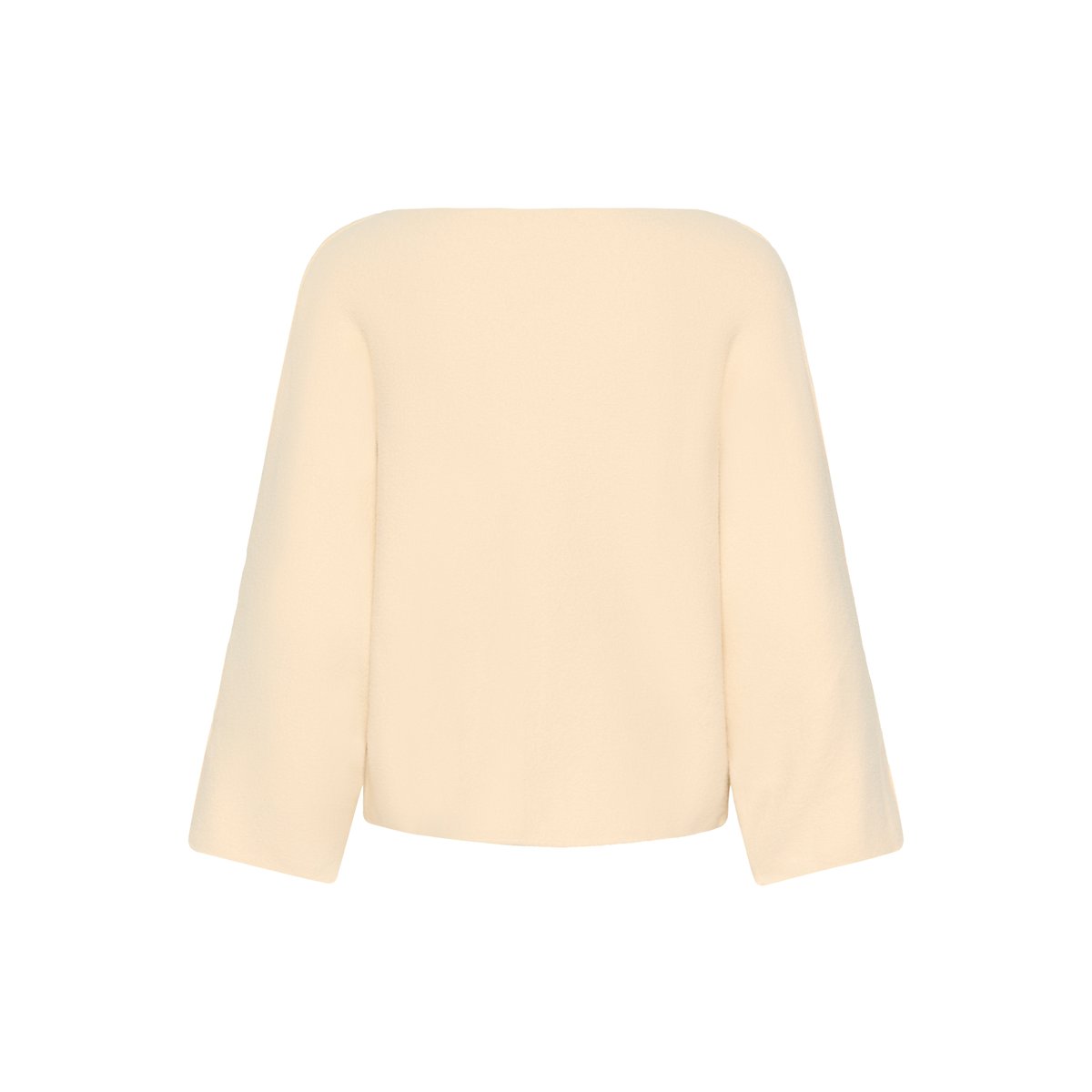 Pullover tricoté blanc turtledove, SOAKED IN LUXURY