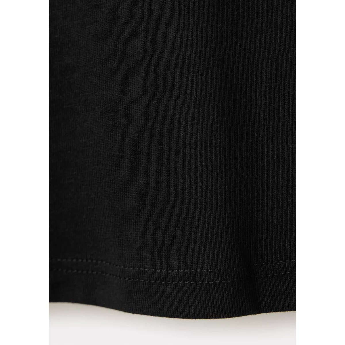 T-shirt en coton avec perles en forme d'étoiles noir, MANGO TEEN