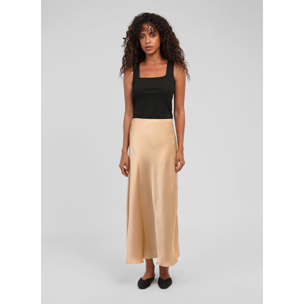 Jupe Longue JALIAMY sable, AN'GE