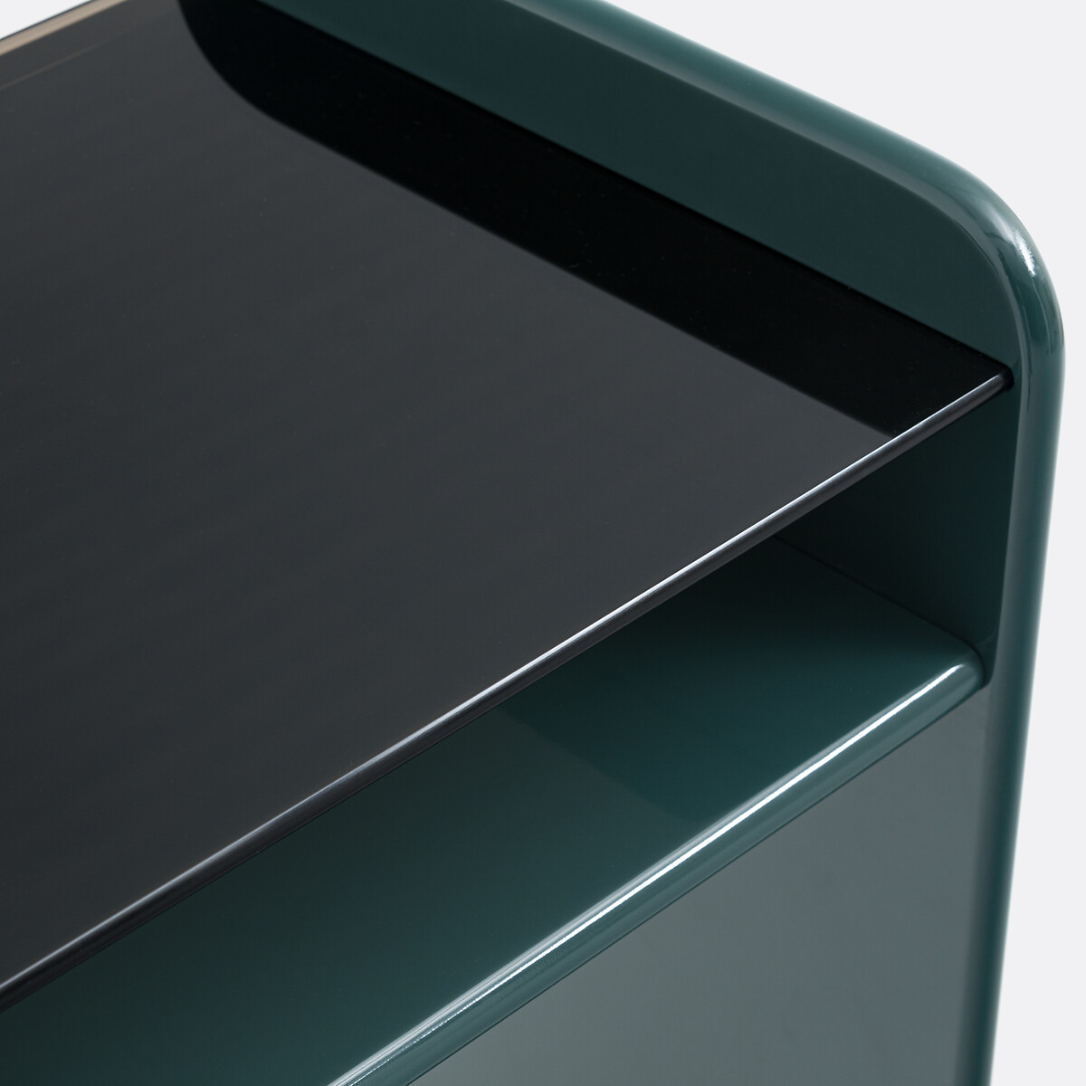 Ericson Desk with Smoked Tempered Glass Top green, LA REDOUTE INTERIEURS