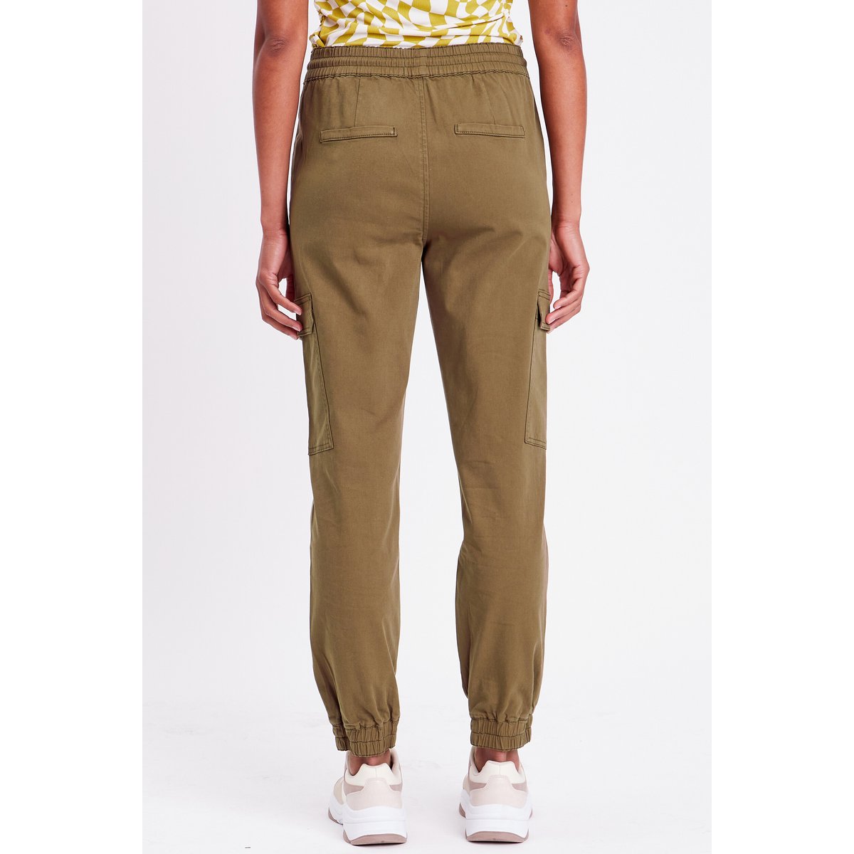 Pantalon cargo slim vert foncé, CACHE CACHE