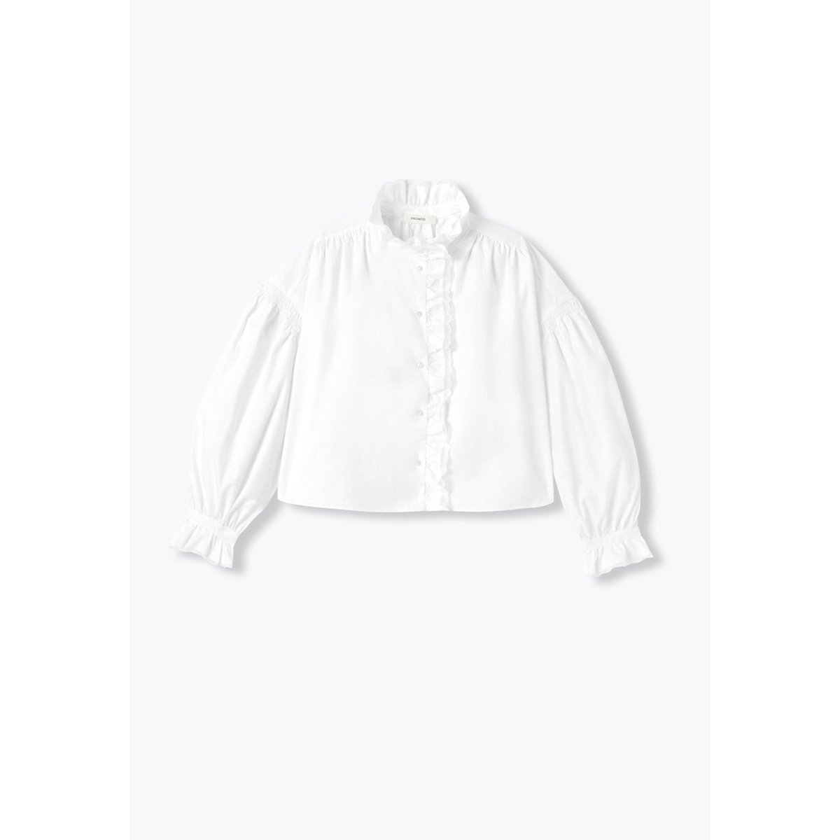 Chemise col Victorien blanc, PROMOD