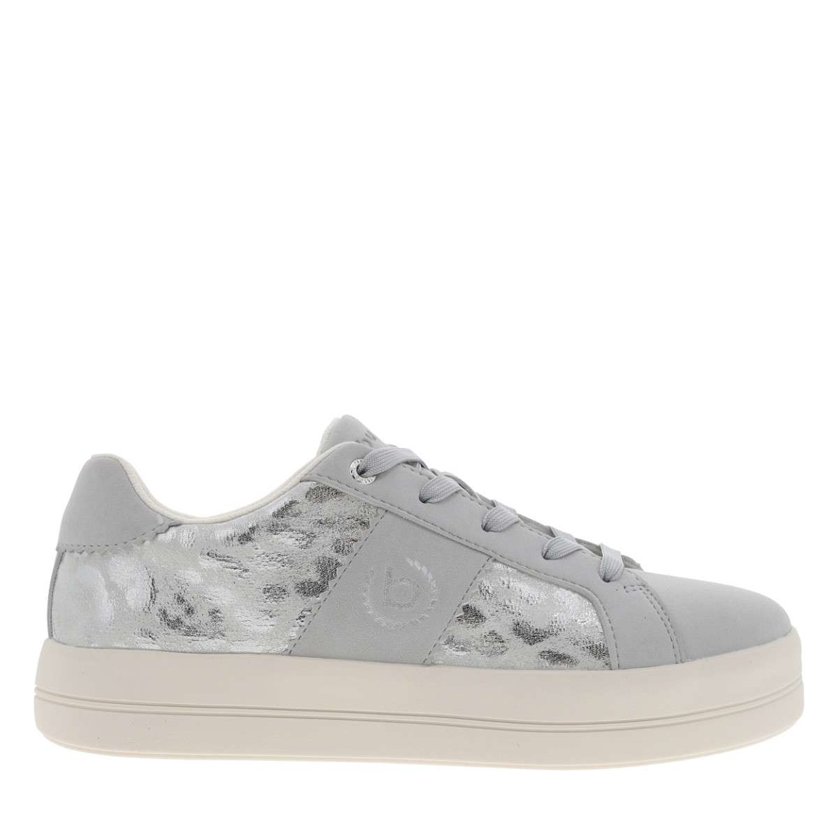 Tennis talon plateforme gris, BUGATTI