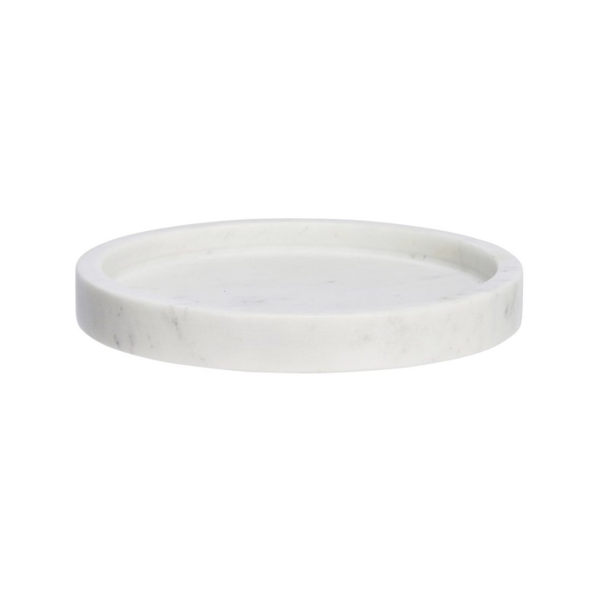 Plateau rond marbre décoratif blanc, MADAM STOLTZ