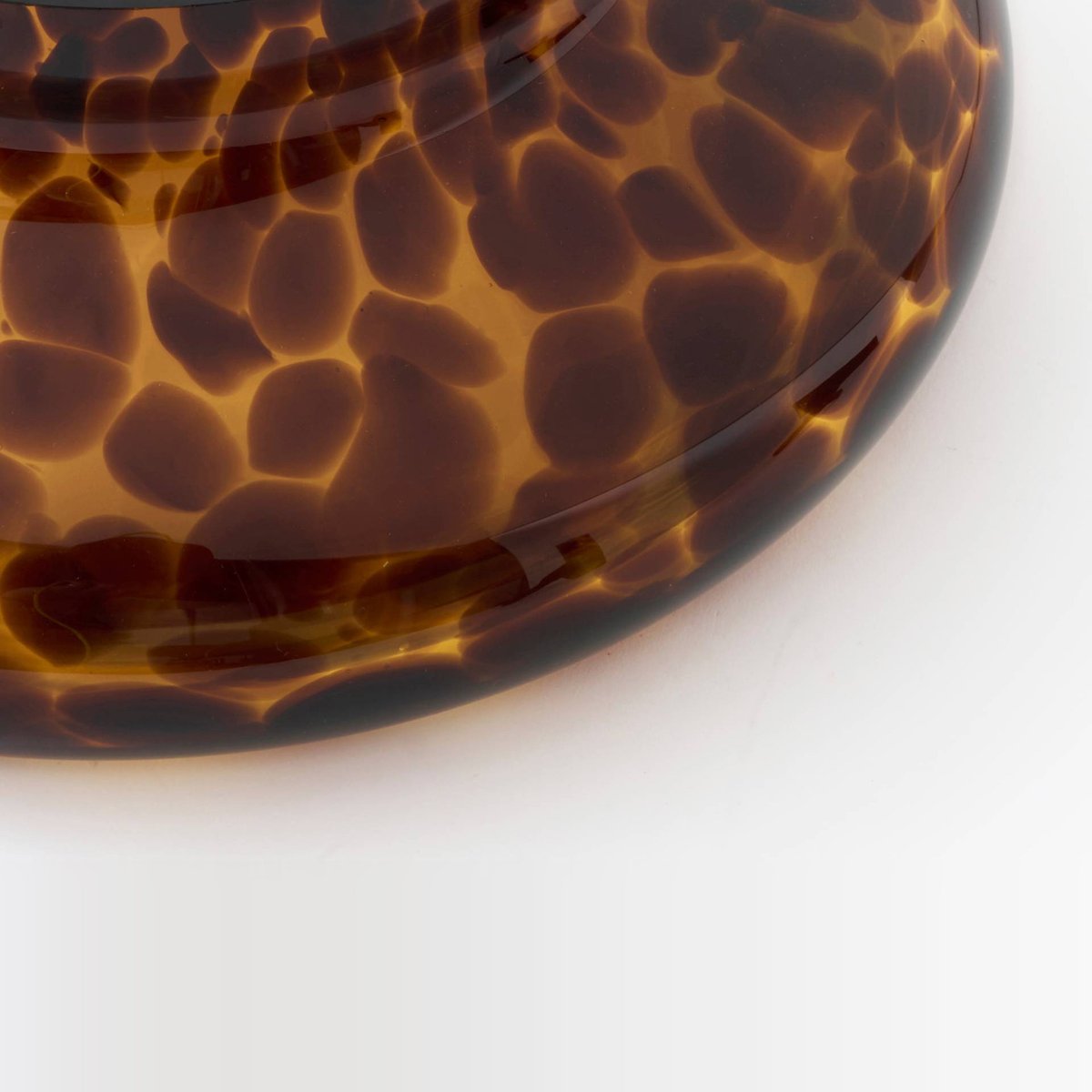 Vide poche, 25x21xH9.5cm, en verre ambre, MONOPRIX