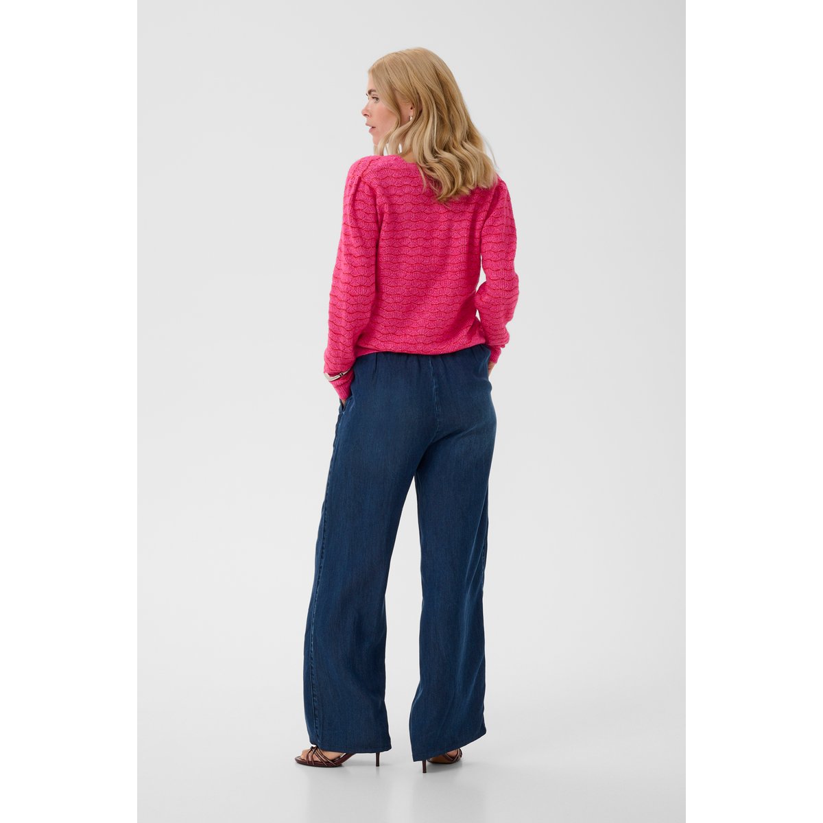 Cardigan à tricot rose rouge pink/red, CULTURE