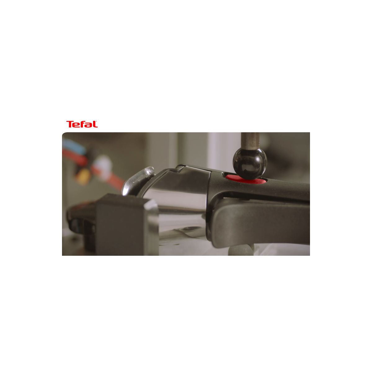 Poignée amovible amovible Ingenio Grise Hippo L9863702 blanc, TEFAL