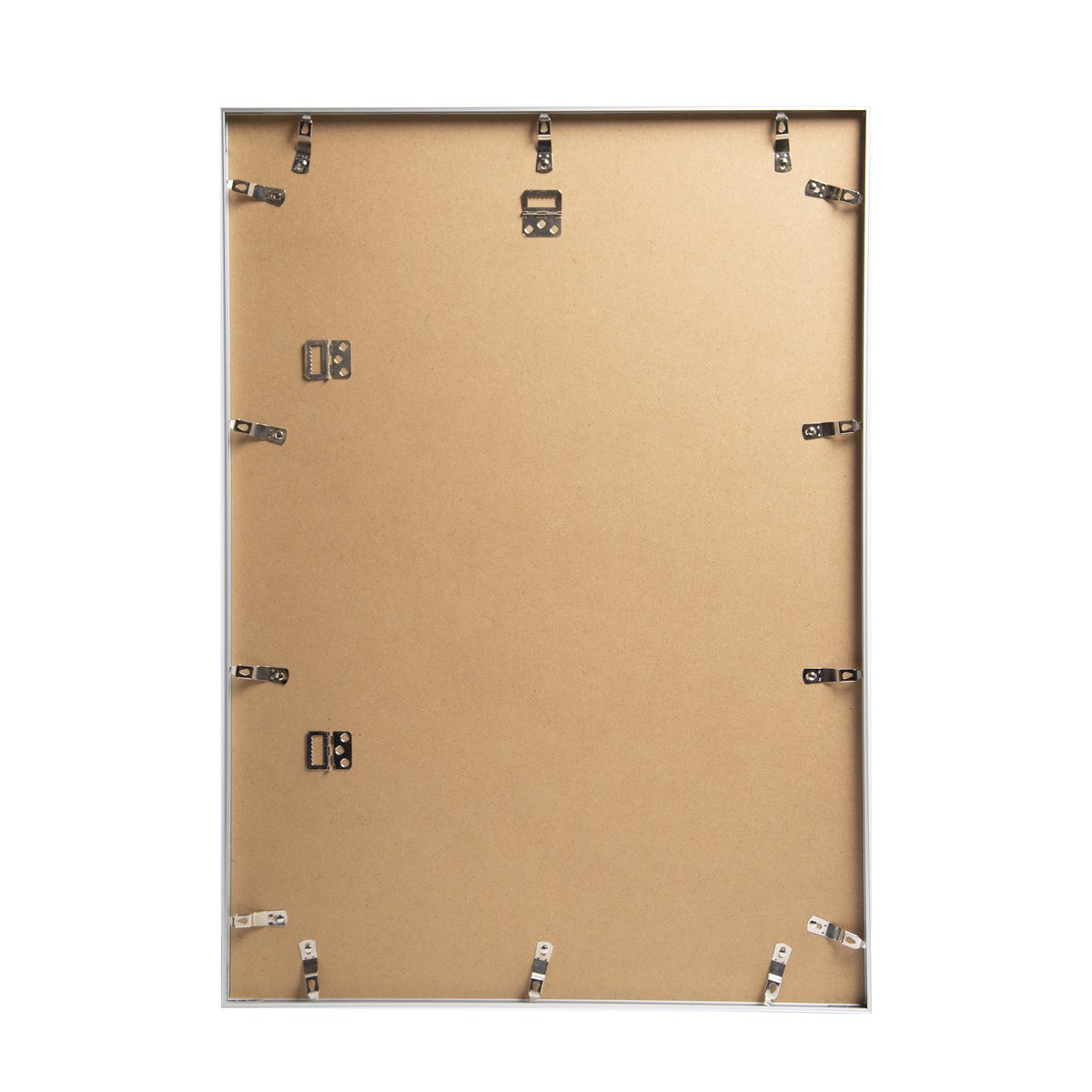 Cadre sans passe-partout aluminium, DESIGN gris / argent, INSPIRE