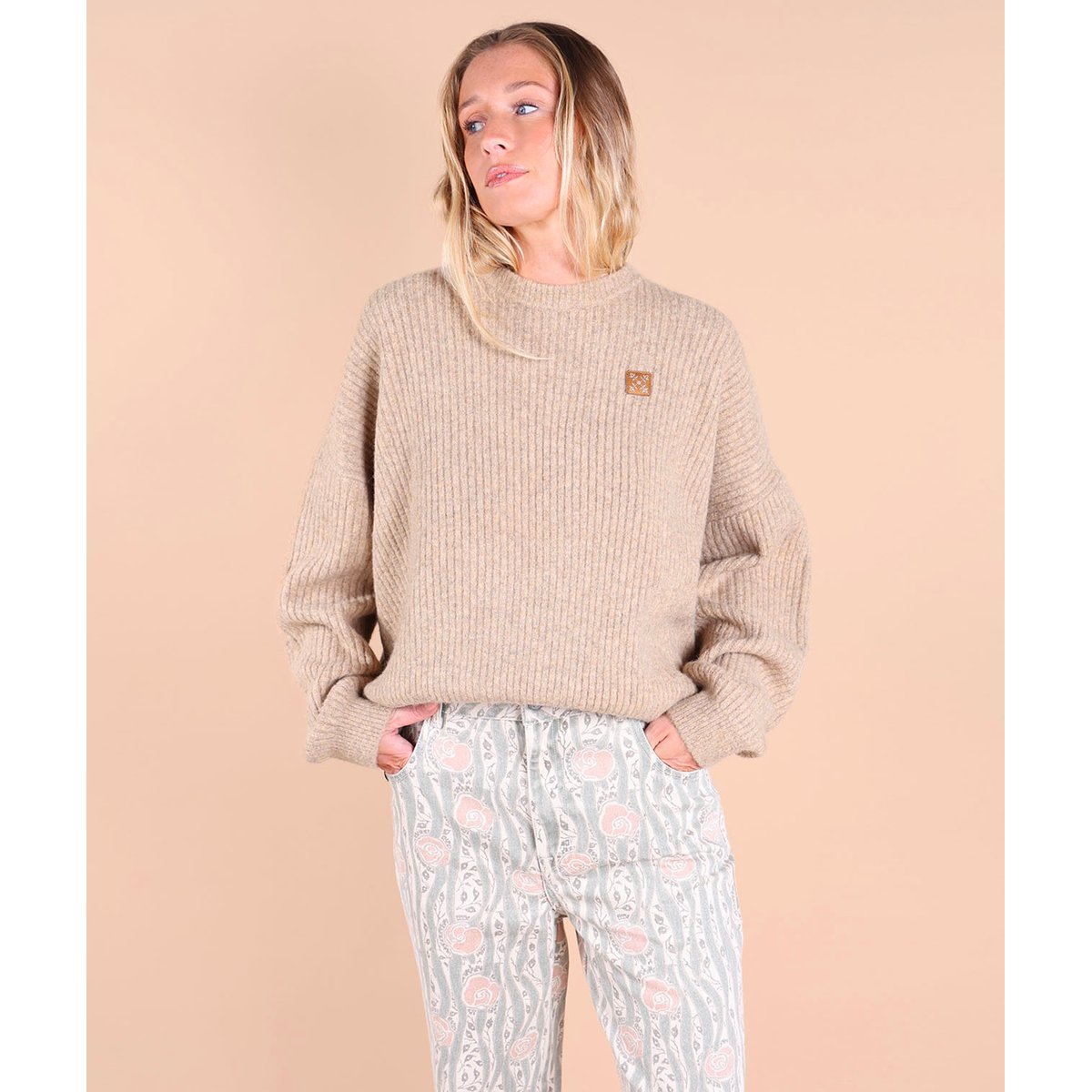 Pull cotes rib RIBBED dune, OXBOW