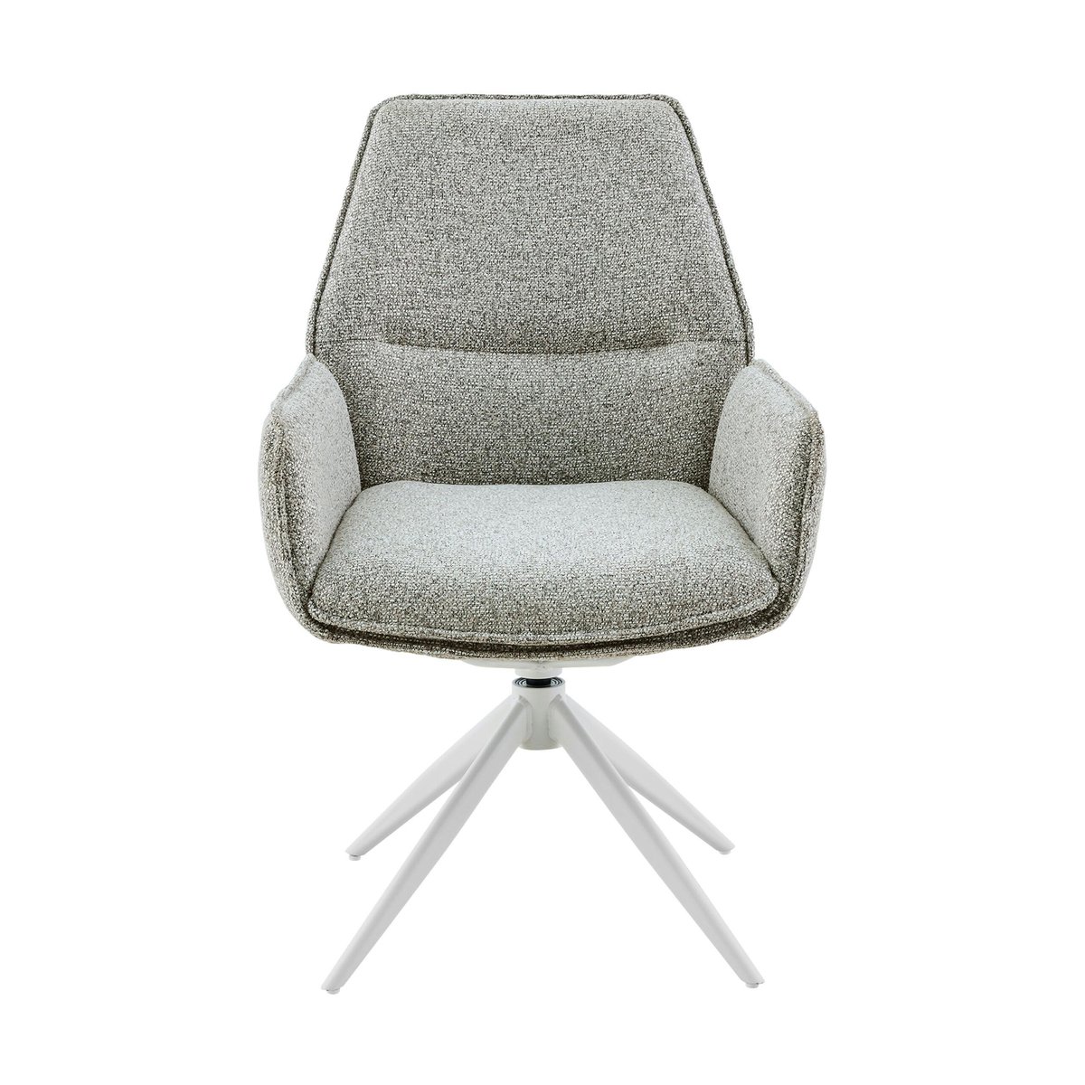 Chaise pivotante à accoudoirs (lot de 2) CORTINA greige, PIER IMPORT