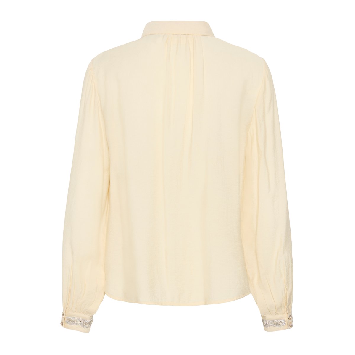 Chemise à manches longues beige bleached sand, CREAM