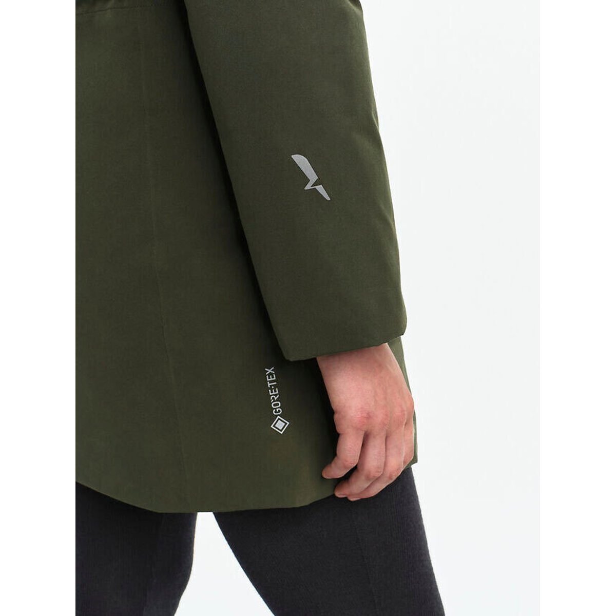 PARKA DUVET AJUSTEE GORE-TEX® kaki, AIGLE
